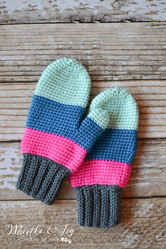 Color Block Mittens photo 2