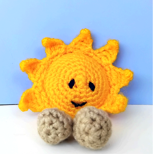 Little Sunbeam-crochet sun amigurumi