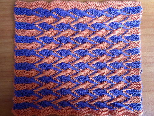 Zig-zag Jacquard Dishcloth photo 3