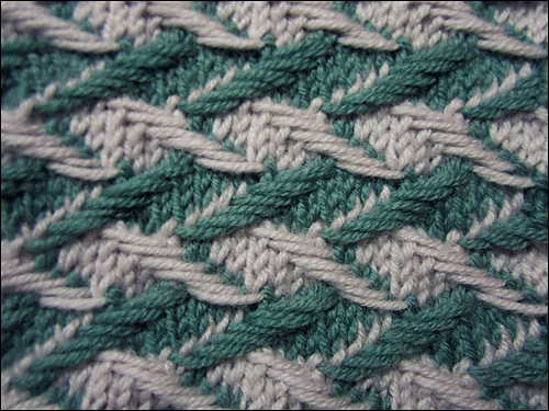 Zig-zag Jacquard Dishcloth photo 2