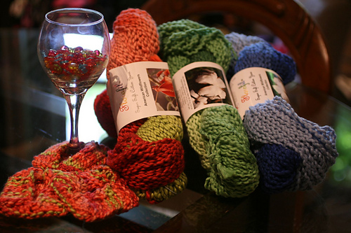 Wine Glass Cozy Coaster photo 2
