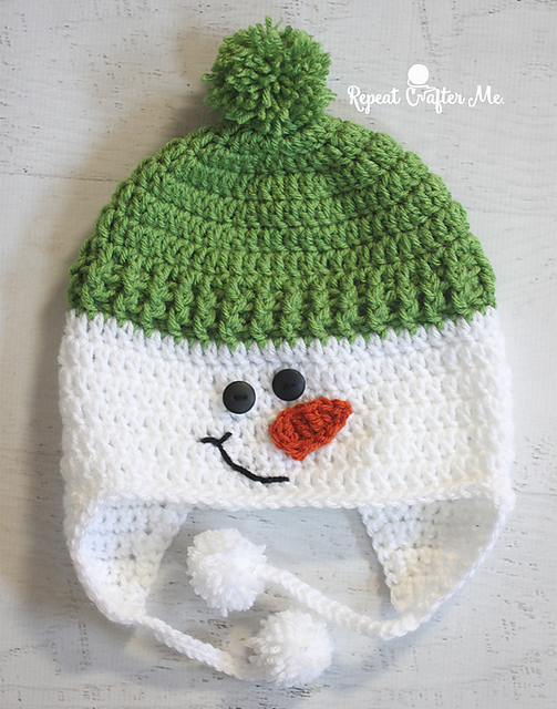 Ravelry: Snowman Hat With Hat pattern 