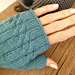Fingerless Gloves Cable pattern 