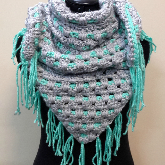 Across the line shawl