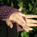 Simple Post Stitch Wristwarmers pattern 