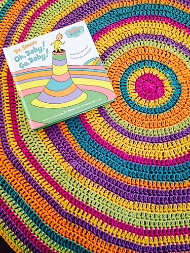 Oh, The Places You'll Go Baby Blanket crochet pattern by Linda Bond Thomas