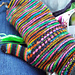 Rainbow Running Mitts pattern 