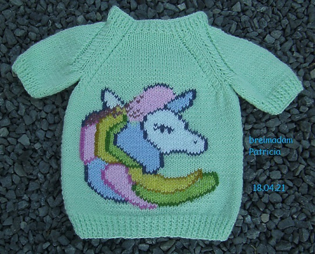 Ravelry Unicorn Sweater pattern by de breimadammen