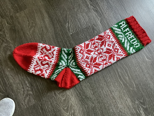 Tomte - Christmas Stocking 2019 - bybrenknits