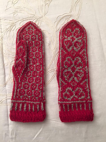 150-3 Winter Rose Gloves photo 3