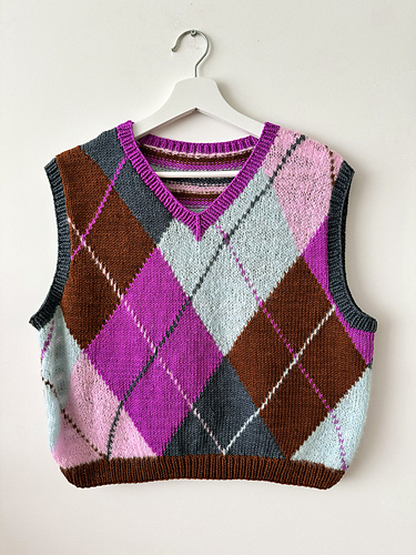 Argyle Affair Vest