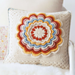 Fabulous Rose Flower Cushion pattern