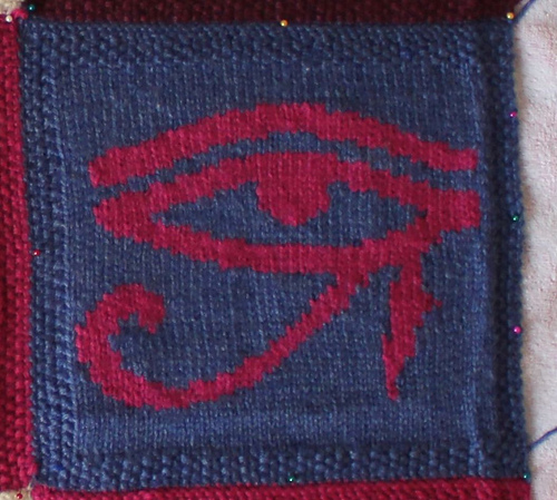 Ravelry: Magickal Throw: Eye of Ra pattern by Erssie