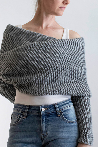 Sweater Scarf : Overcast