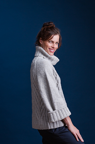 Ravelry: Auster Poncho pattern by Michele Wang