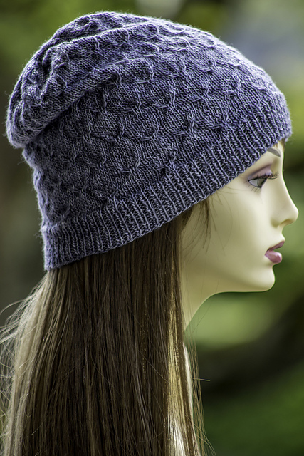 Little Bird Winter HatToque Knitting Pattern Knit Hat for Women
