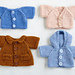 Small coats and cardigans pattern