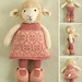 Lamb in a dress pattern 