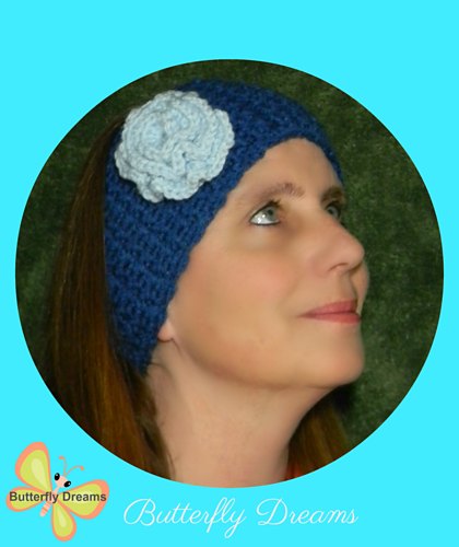 Winter Rose Earwarmer/Headband photo 1