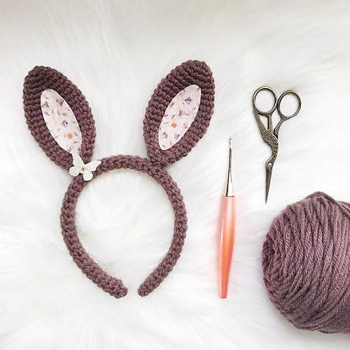 Ravelry Crochet Animal Headband pattern by HolleyShae Donahue