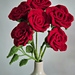 Rose half open bud pattern 