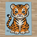 C2C Baby Tiger Blanket pattern 