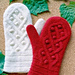 Aran Felted Mittens #132 pattern 