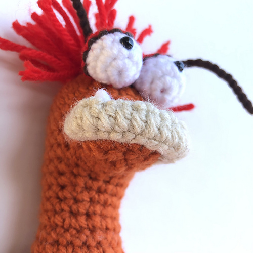 Pepe the King Prawn Muppet - Amber Romano