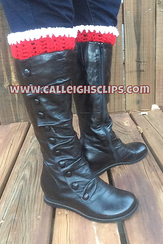 Festive Fur Boot Cuffs photo 1