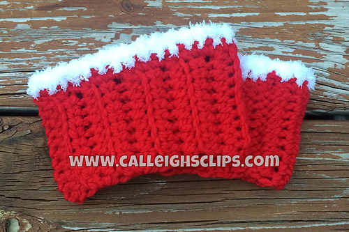 Festive Fur Boot Cuffs photo 2
