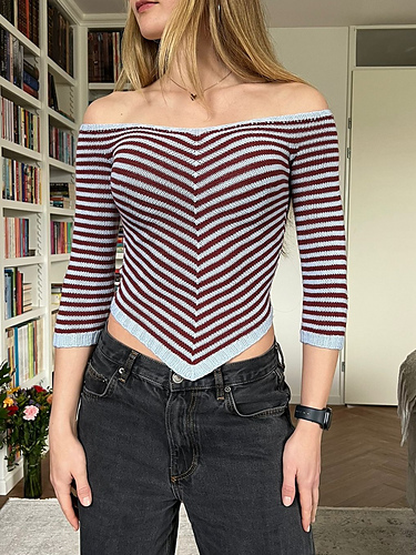 Aurora Striped Knit Top