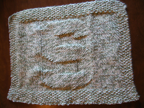 Ravelry: MSU Block S Dishcloth pattern by Emily Sue