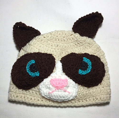 Grumpy Cat-lue - KooAlli's Designs