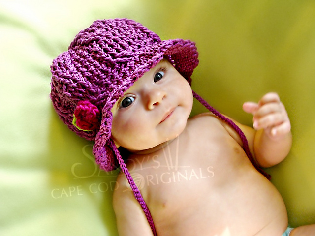 663 cable sun hat