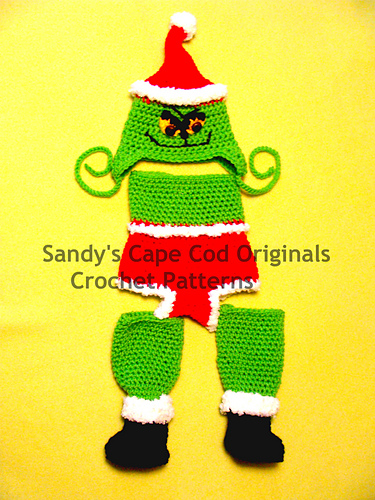 681 Grinchy Baby Photo Prop Set photo 1