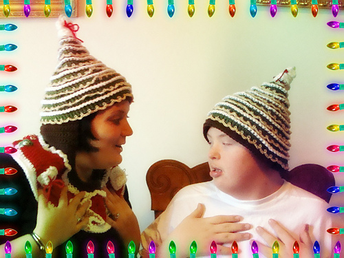 510 Christmas Tree Hat with Tree Skirt neck warmer photo 2
