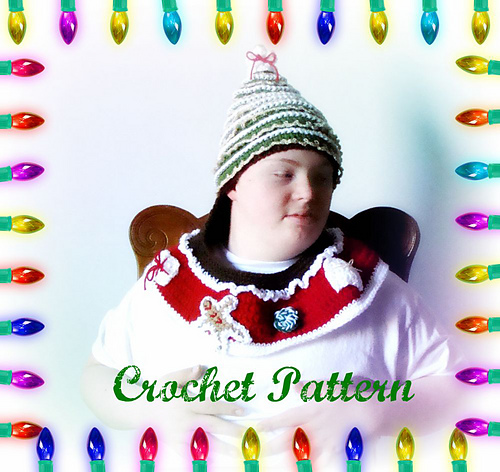 510 Christmas Tree Hat with Tree Skirt neck warmer photo 1