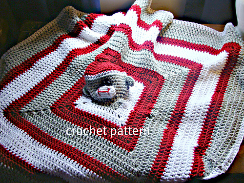 570 Sock Monkey Toy/Blankie photo 2