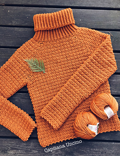 crochet roll neck jumper pattern