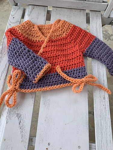 Newborn Wrap Sweater photo 2