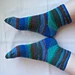 Rainbow Socks pattern 