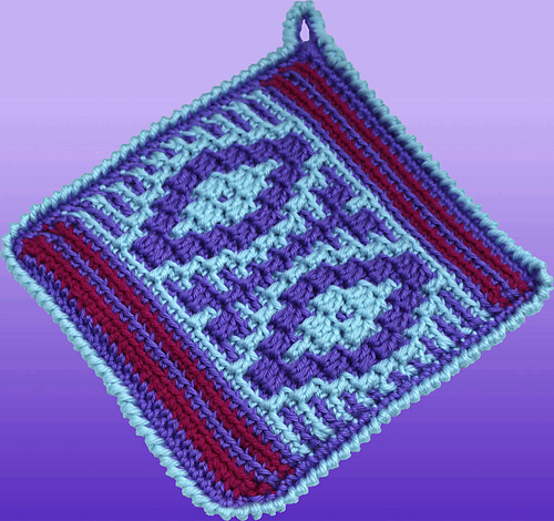 Ravelry: Native American-Inspired Potholders pattern by Carol Hegar