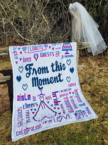 From this Moment Mosaic Overlay Blanket/Throw