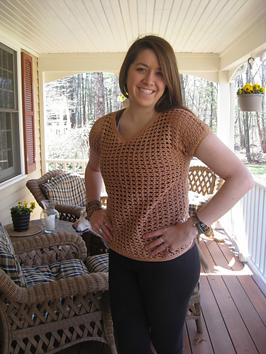 Delicate Coral Top photo 2