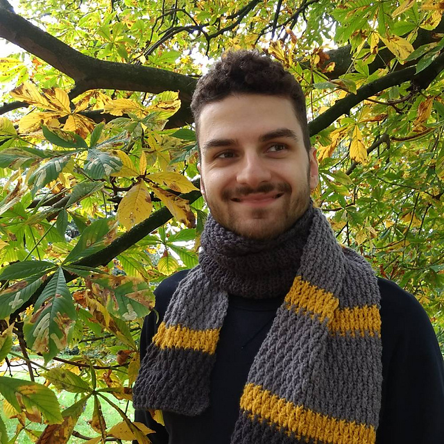 Alpine stitch scarf Clearance