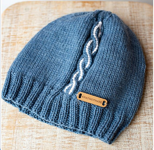 Ravelry: Two-Color Cable Hat pattern by Lion Brand Yarn