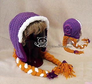 Frozen Princess Anna Hat pattern by 