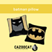 batman pillow pattern 
