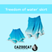'freedom of water' skirt pattern 