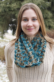 Ravelry: Affinity Cowl Scarf pattern by Crystalized Designs